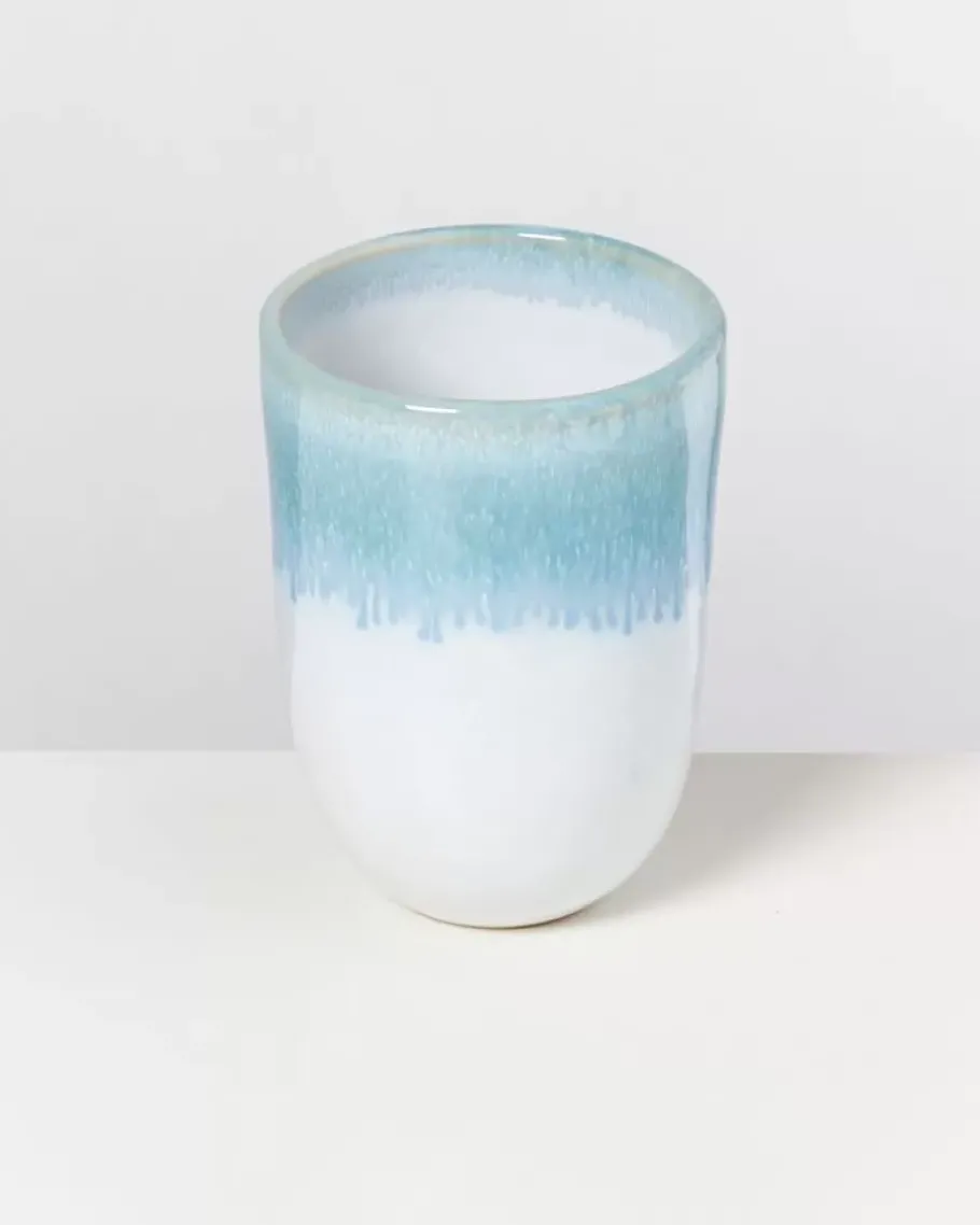 Clearance Alcachofra Becher Gros Grunblau Große Becher