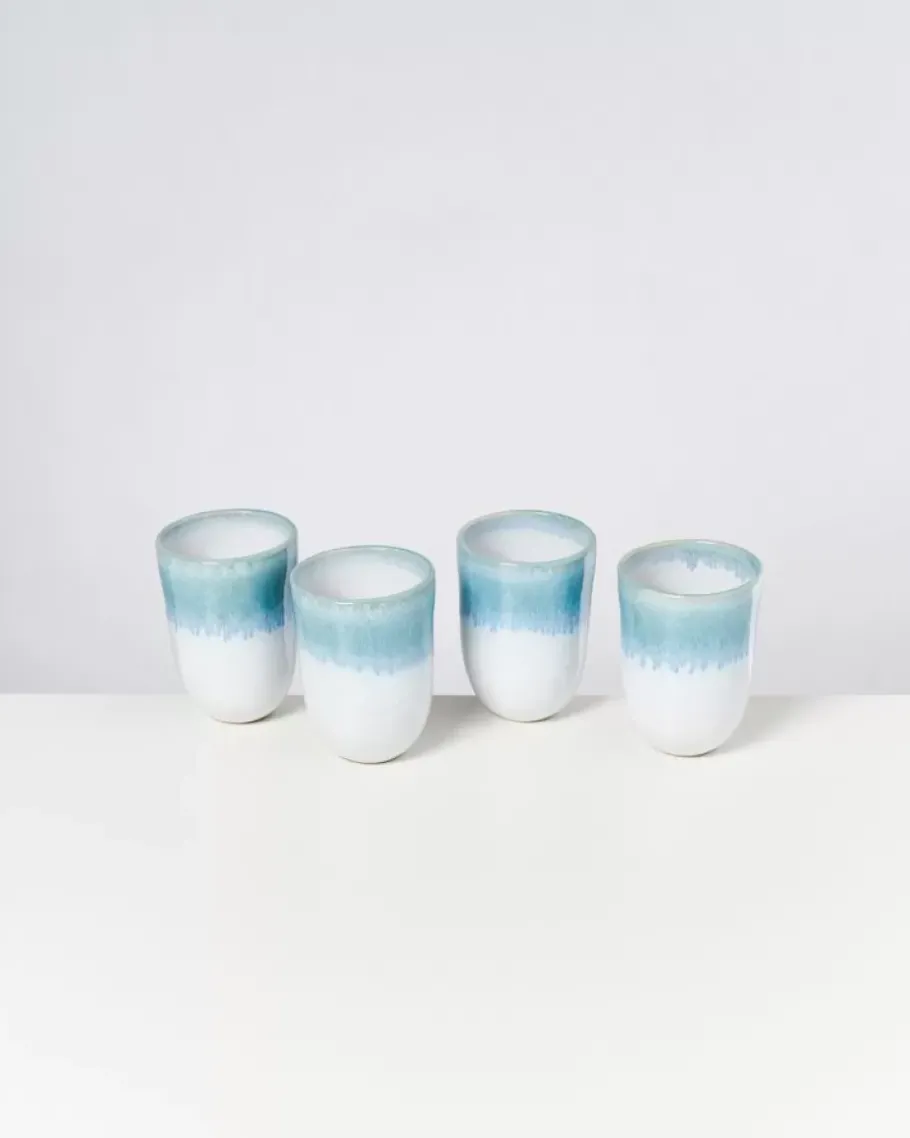 Clearance Alcachofra Becher Gros Grunblau Große Becher