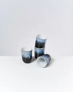Cheap Alcachofra Becher Gros Schwarz Große Becher