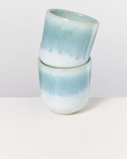 Best Sale Alcachofra Becher Klein Grunblau Tassen & Becher