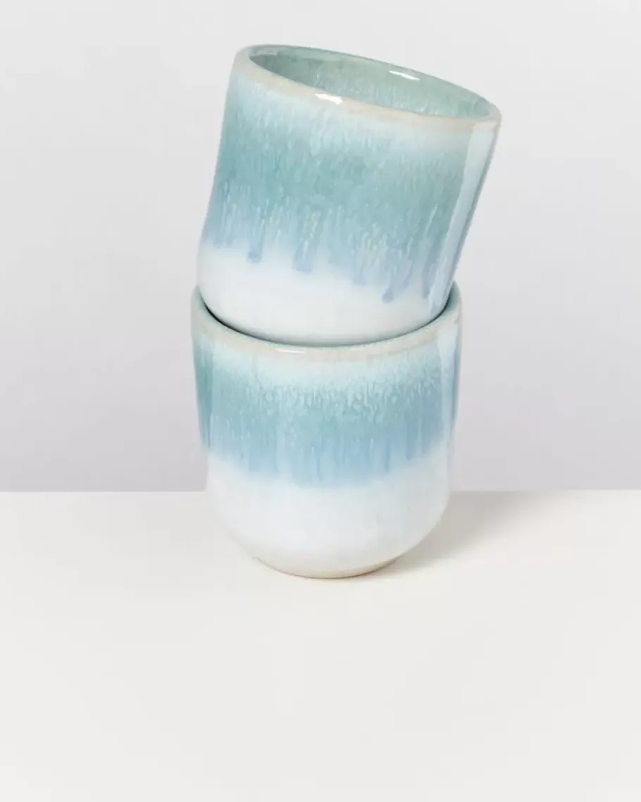 Best Sale Alcachofra Becher Klein Grunblau Tassen & Becher