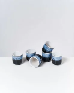 Hot Alcachofra 6Er Set Becher Klein Schwarz Tassen & Becher Sets