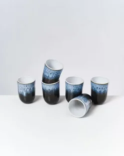 Discount Alcachofra 6Er Set Becher Gros Schwarz 6 Teilige Sets