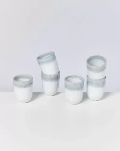 New Alcachofra 6Er Set Becher Gros Graublau 6 Teilige Sets