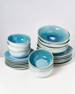 Outlet Alcachofra Grunblau - 24 Teiliges Set 24 Teilige Sets