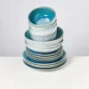 Shop Alcachofra Grunblau - 16 Teiliges Set Geschirr Sets