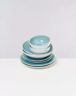 Flash Sale Alcachofra Grunblau - 8 Teiliges Set Geschirr Sets