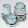 Sale Alcachofra Grunblau - 40 Teiliges Set Geschirr Sets