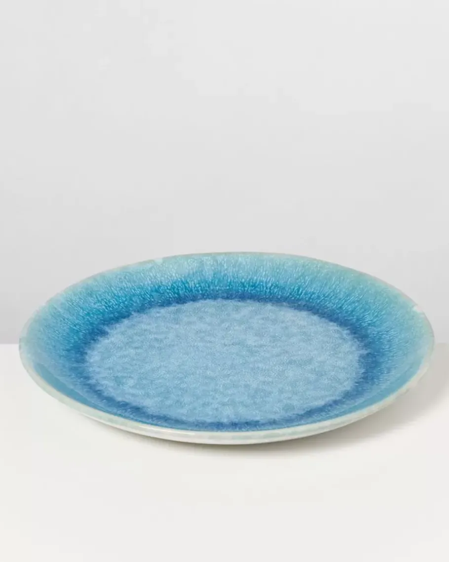 Best Sale Alcachofra Teller Gros Grunblau Große Teller