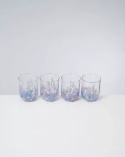 Shop Alegria 4Er Set Glas Gros Drops Lila Gläser