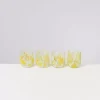 Store Alegria 4Er Set Glas Klein Big Drops Gelb Gläser