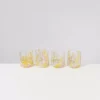 Cheap Alegria 4Er Set Glas Klein Big Drops Rosa Gelb Gläser