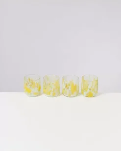 Outlet Alegria Glas Klein Big Drops Gelb Gläser