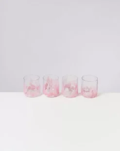 Shop Alegria Glas Klein Big Drops Rosa Gläser
