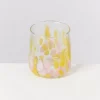 Shop Alegria Glas Klein Big Drops Rosa Gelb Gläser