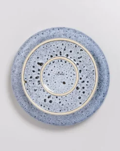 New Almada Obstschale Graublau Gesprenkelt Servierschalen