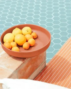 Clearance Almada Obstschale Terracotta Servierschalen