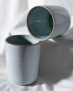 Fashion Areia Becher Gros Azur Tassen & Becher