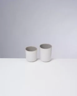 New Areia Becher Gros Grau Große Becher