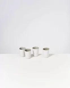 Sale Areia 4Er Set Espressobecher Grau 4 Teilige Sets