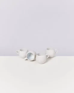 Best Sale Areia 4Er Set Espressotasse Weis 4 Teilige Sets