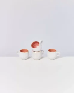 Clearance Areia 4Er Set Espressotasse Pink 4 Teilige Sets
