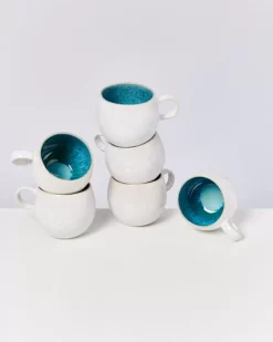 Store Areia 6Er Set Tasse Gros Aqua 6 Teilige Sets