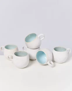 Clearance Areia 6Er Set Tasse Gros Azur Tassen & Becher Sets
