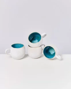 Outlet Areia 4Er Set Tasse Gros Aqua 4 Teilige Sets