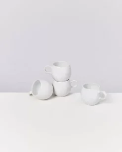 Outlet Areia 4Er Set Tasse Klein Weis 4 Teilige Sets