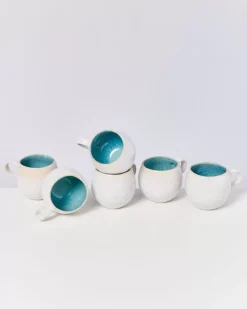 Outlet Areia 6Er Set Tasse Klein Aqua 6 Teilige Sets