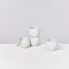 Fashion Areia 4Er Set Tasse Klein Weis Tassen & Becher Sets