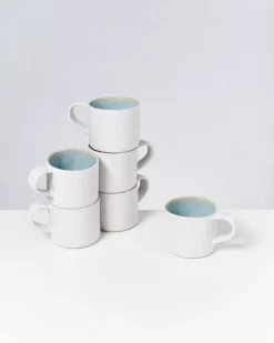 Store Areia Nodoa Tasse Azur Tassen & Becher