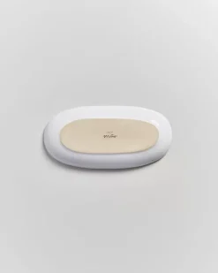 Outlet Areia Servierplatte M Weis Schmuckschälchen
