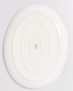 New Areia Servierplatte Oval Xl Grau Servierplatten
