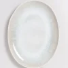 Discount Areia Servierplatte Oval L Grau Servierplatten
