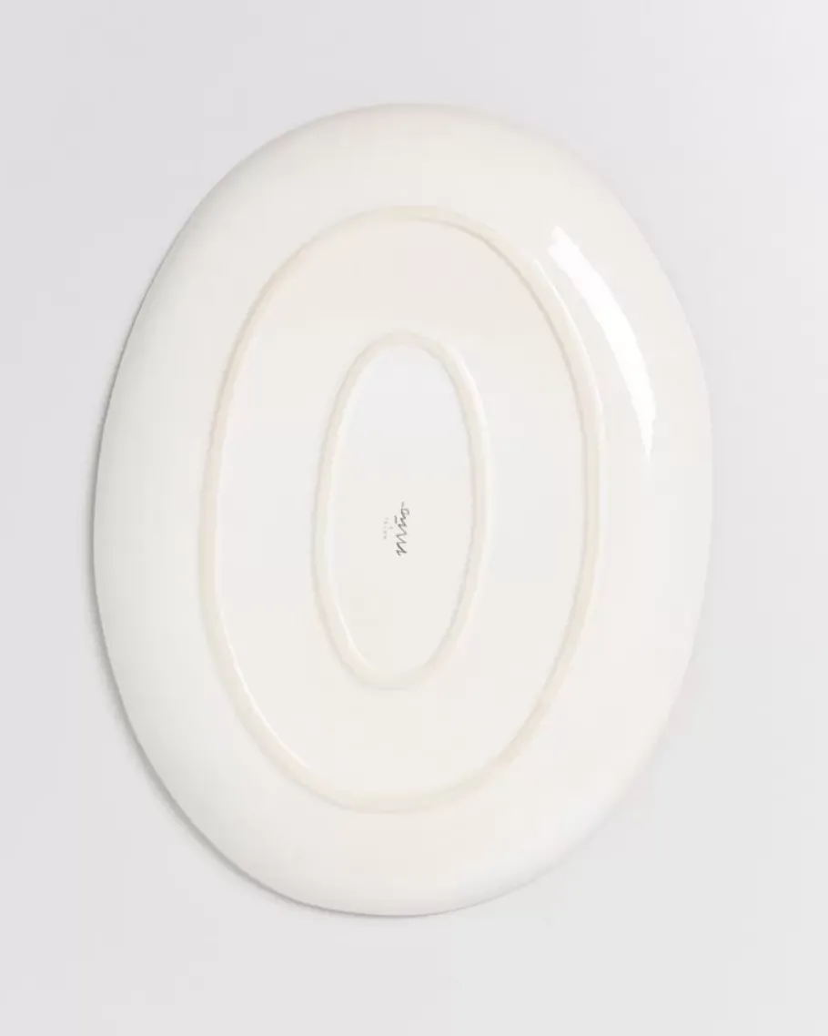 Discount Areia Servierplatte Oval L Grau Servierplatten