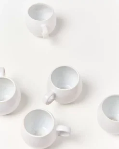 New Areia Tasse Gros Weis Große Tassen