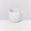 Clearance Areia Tasse Klein Weis Tassen & Becher