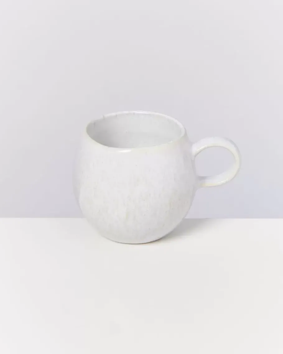 Clearance Areia Tasse Klein Weis Tassen & Becher