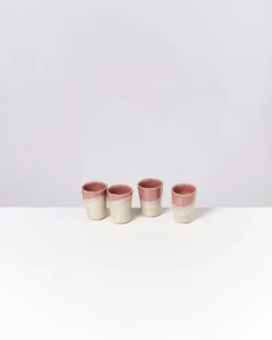 Best Bica 4Er Set Espressobecher Pink Cream Tassen & Becher
