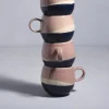 Store Bica 4Er Set Tasse Gros Pink Navy Cream Tassen & Becher