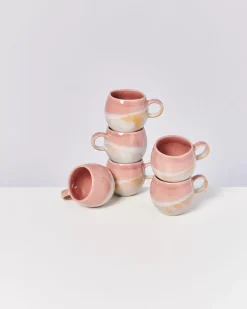 Cheap Bica 6Er Set Tasse Klein Pink Cream Tassen & Becher Sets