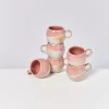 Clearance Bica 6Er Set Tasse Klein Pink Cream 6 Teilige Sets