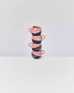 Clearance Bica Espressotasse Pink Navy Espressotassen