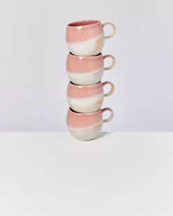 Cheap Bica Tasse Gros Pink Cream Große Tassen
