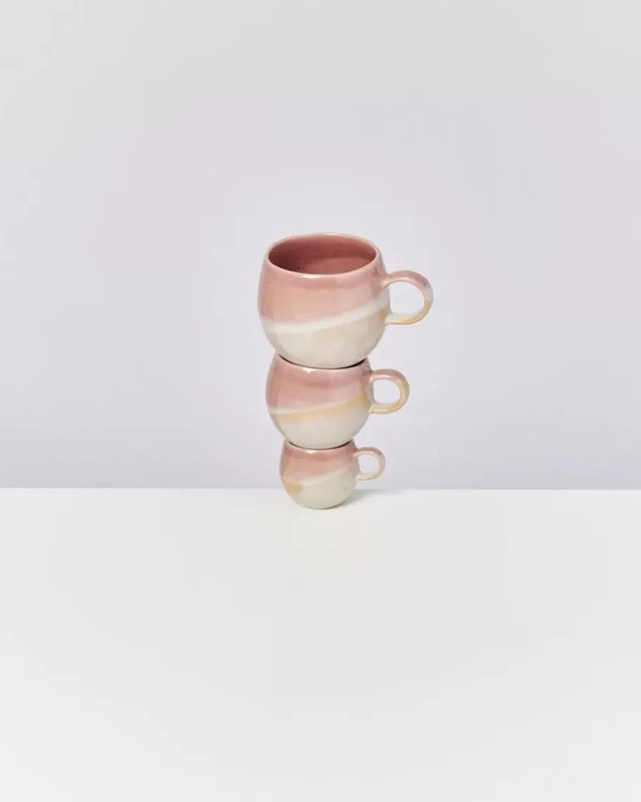Cheap Bica Tasse Gros Pink Cream Große Tassen