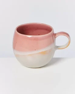 Hot Bica Tasse Gros Pink Cream Tassen & Becher
