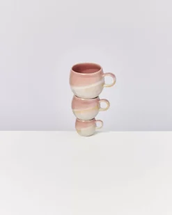 Hot Bica Tasse Gros Pink Cream Tassen & Becher