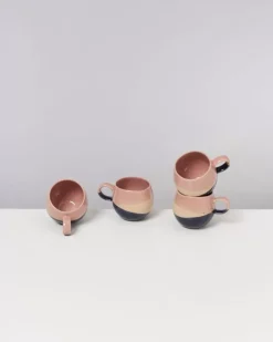 Cheap Bica Tasse Klein Pink Navy Cream Tassen & Becher